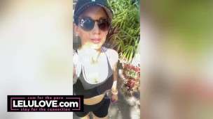 Big boobs babe walks through downtown Orlando sharing sights & candid daily adventures & karaoke song – Lelu Love
